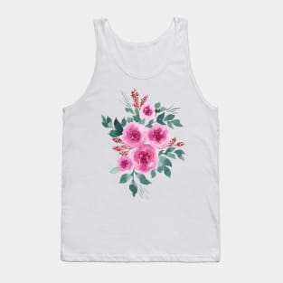 Pink peonies Tank Top